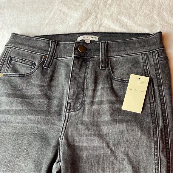 Crescent Drive New With Tags Gray High Rise Skinny Jeans Size 28 - Picture 6 of 11